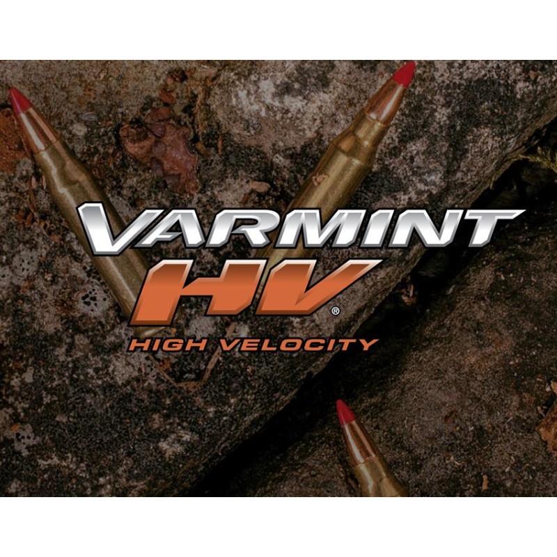 Cartouches 17 HMR WINCHESTER VARMINT HV, 17gr, POLYMER TIP (Boite de 50)