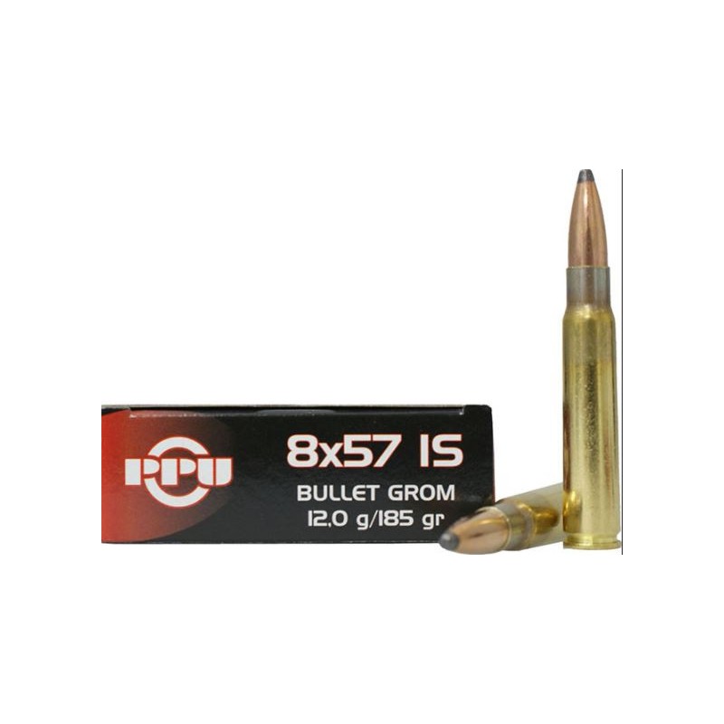 CARTOUCHES 8 X 57 IS - PPU GROM - 185gr (Boite de 20)