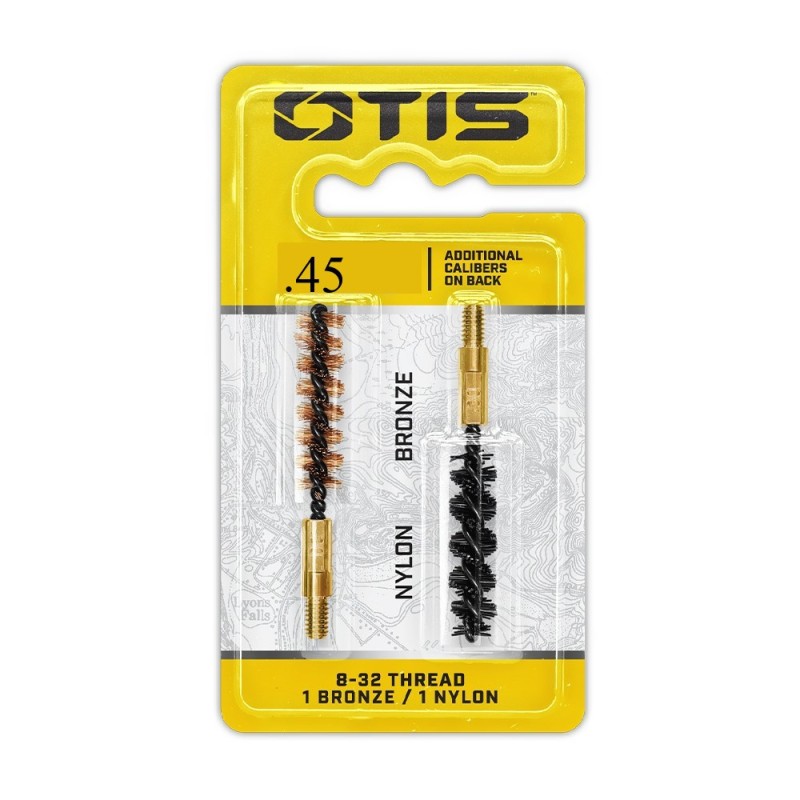 Set de 2 brosses OTIS - Nylon/Bronze Cal .45
