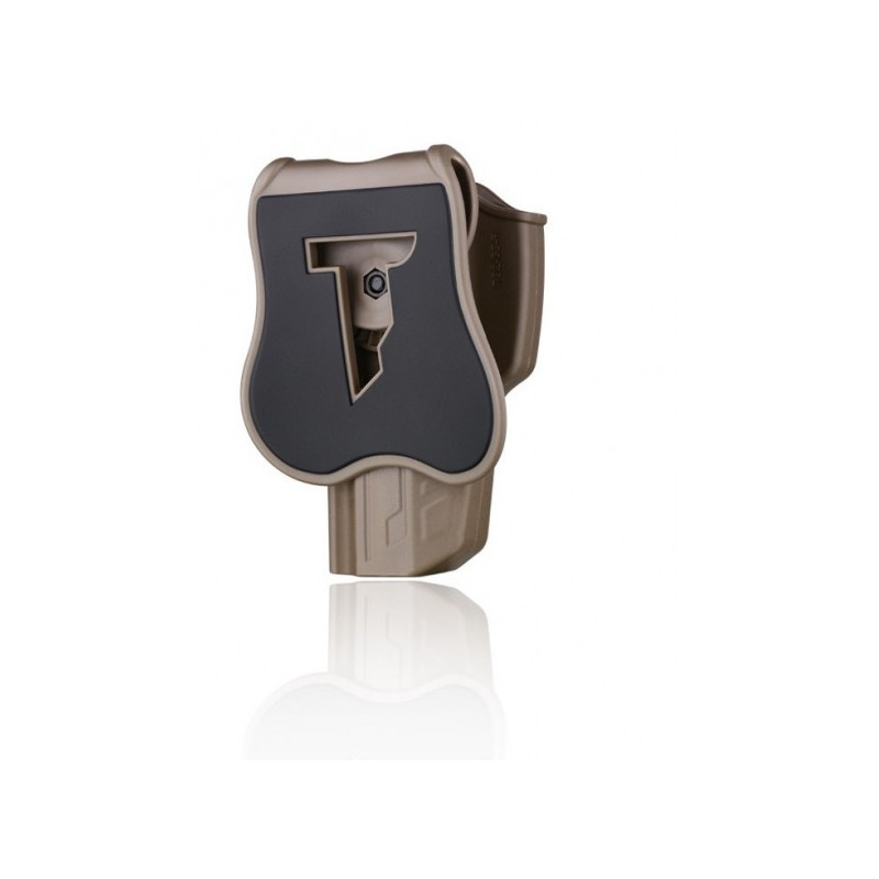 HOLSTER CYTAC GLOCK R-DEFENDER DROITIER POUR GLOCK 17 GEN 1,2,3,4,5 FDE