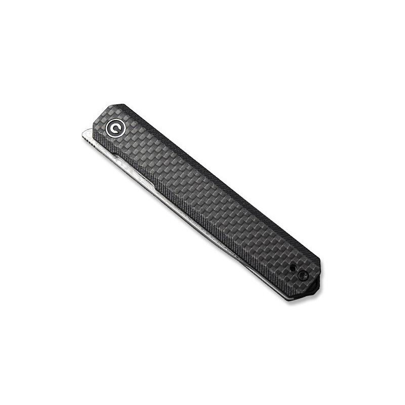 COUTEAU CIVIVI EXARCH G10 NOIR/FIBRE DE CARBONE DAMAS
