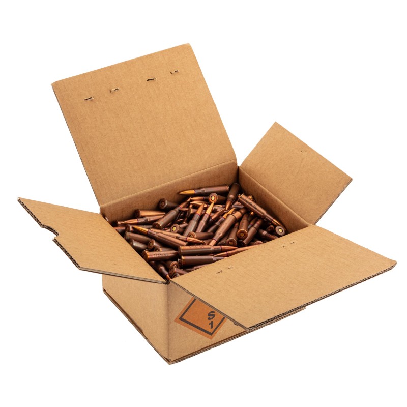 Cartouches Calibre 7,62X54R FMJBT MATCH 148grs - Boite de 250 unités