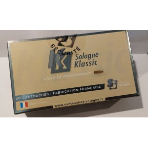 SOLOGNE CAL. 243 WIN SUBSONIQUE 70GR - Boite de 20 cartouches