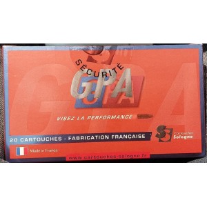 SOLOGNE GPA Calibre 30-06180grs - Boite de 20 Cartouches