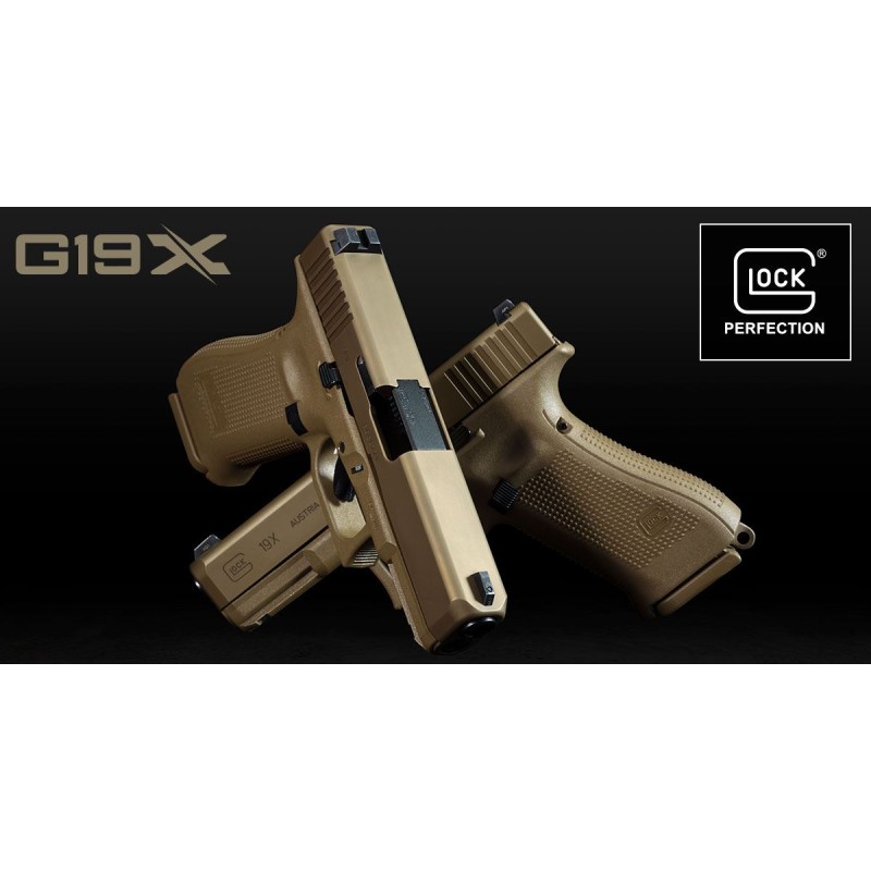 GLOCK 19X GEN 5 9X19 FDE + STREAMLIGHT TLR7AH GLOCK EDITION