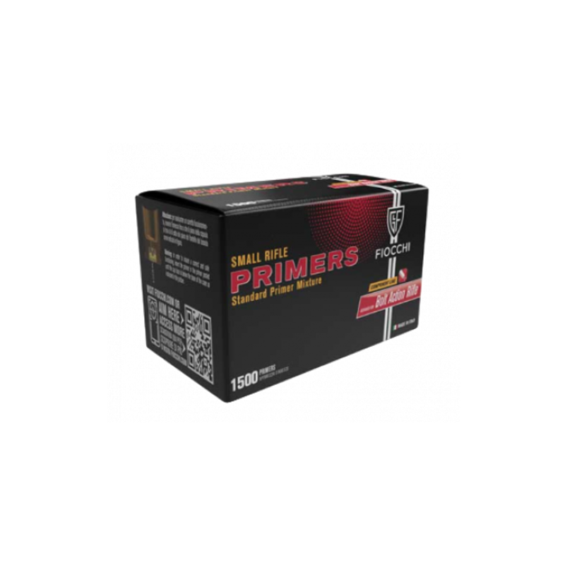 FIOCCHI AMORCES PRIMERS SMALL rifle - BOITE DE 150 UNITÉS