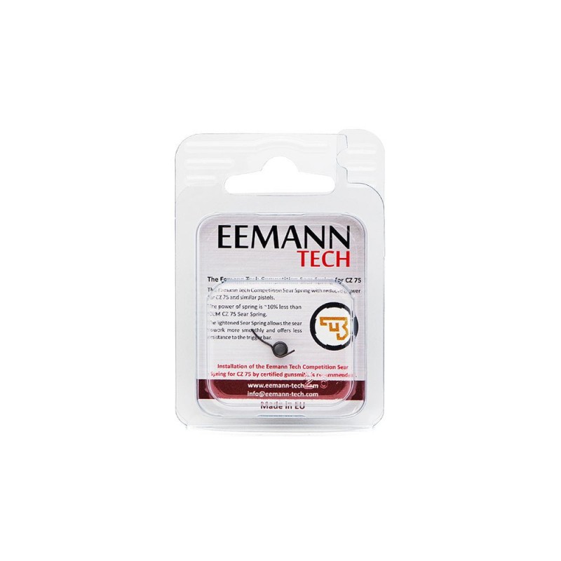 EEMANN TECH CZ75 COMPETITION SEAR SPRING (Ressort de gâchette  -10% PUISSANCE) POUR CZ 75 CZ 75  ET-131113