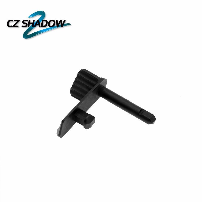 EEMANN TECH SLIDE STOP WITH THUMB REST (repose pouce) POUR CZ SHADOW 2 - BLACK  ET-130050