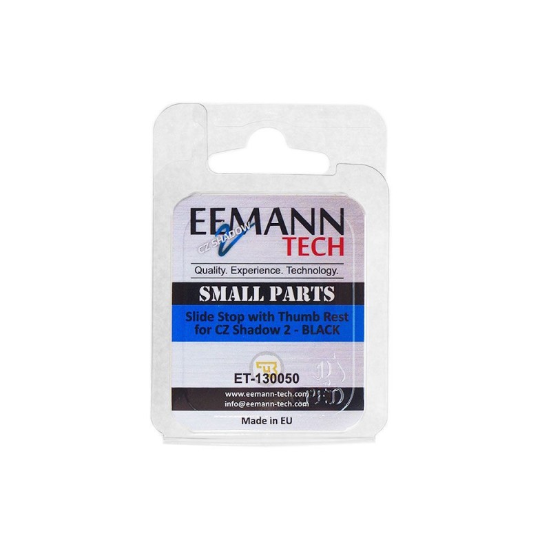 EEMANN TECH SLIDE STOP WITH THUMB REST (repose pouce) POUR CZ SHADOW 2 - BLACK  ET-130050