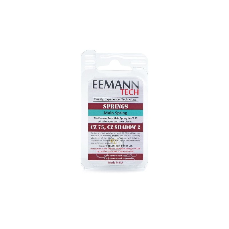 EEMANN TECH MAIN SPRING 11 LBS (Ressort principal 4,99kg) POUR CZ 75 ET-131121