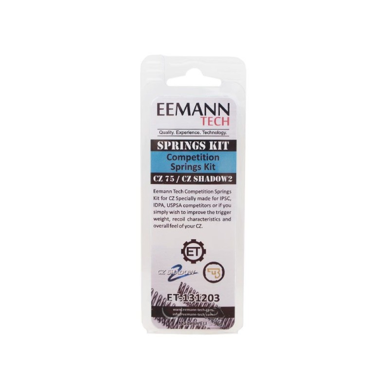 EEMANN TECH COMPETITION SPRINGS KIT (Kit ressorts Compétition) POUR CZ   ET-131203