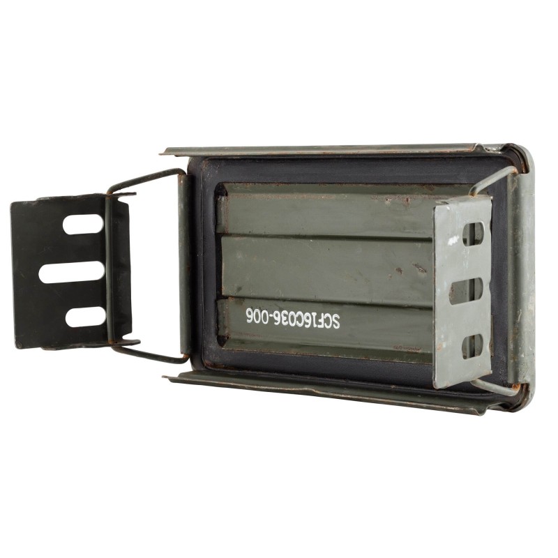 CAISSE MÉTAL À MUNITION US - 30 x 15,5 x 81 cm - OCCASION