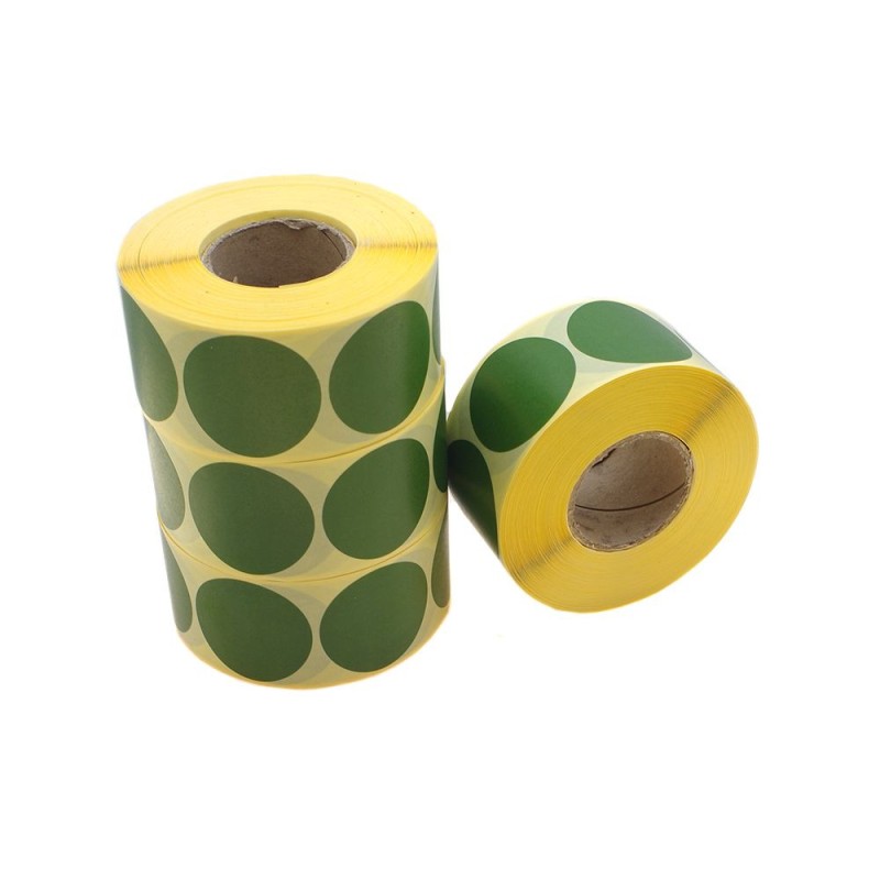 EEMANN TECH CIBLES PASTILLES - VERT - GREEN - 40MM X 1000PCS.