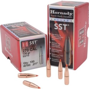 OGIVES HORNADY Cal.270 .277 130grs SST- Boîte de 100 unités