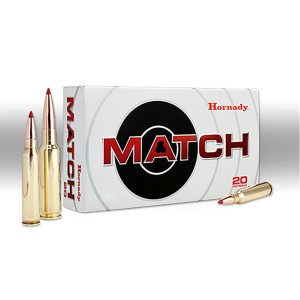 Cartouches HORNADY Calibre 6,5 CREEDMOOR 140grs ELD MATCH - Boite de 20 unités