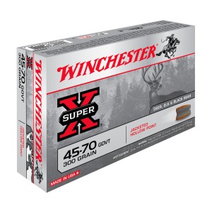 Cartouches WINCHESTER Calibre 45-70WIN. HOLLOW POINT 300grs - Boite de 20 unités