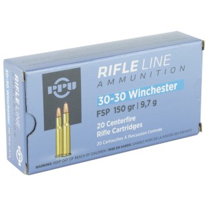 Cartouches PPU Calibre 30-30 WINCHESTER FSP 150grs - Boite de 20 unités