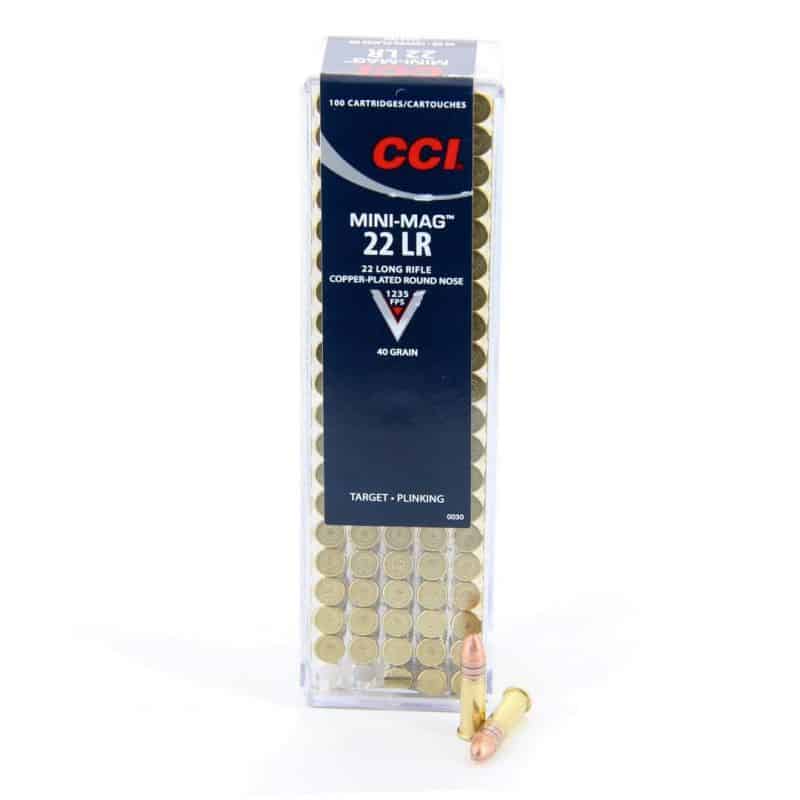 Cartouches CCI MINIMAG Calibre 22LR - Boite de 100 unités