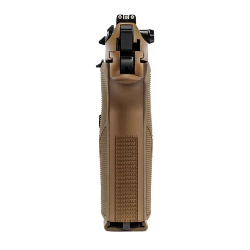 PISTOLET BERETTA M9A4 CAL. 9mm 5.2" FILETE 1/2-28 CERAKOTE FDE 18 COUPS