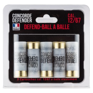CONCORDE DEFEND-BALL Cal. 12/67 À BALLE ELASTOMERE
