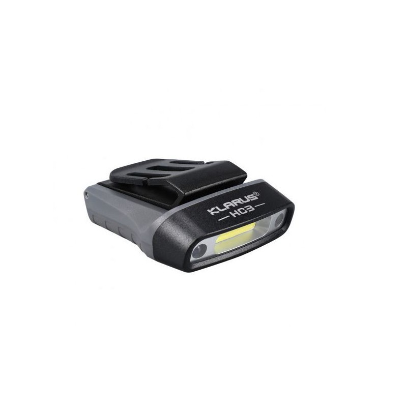 LAMPE FRONTALE KLARUS - RECHARGEABLE/CLIP/DETECTION MOUVEMENTS - MOD. HC3 - 100 LUMENS
