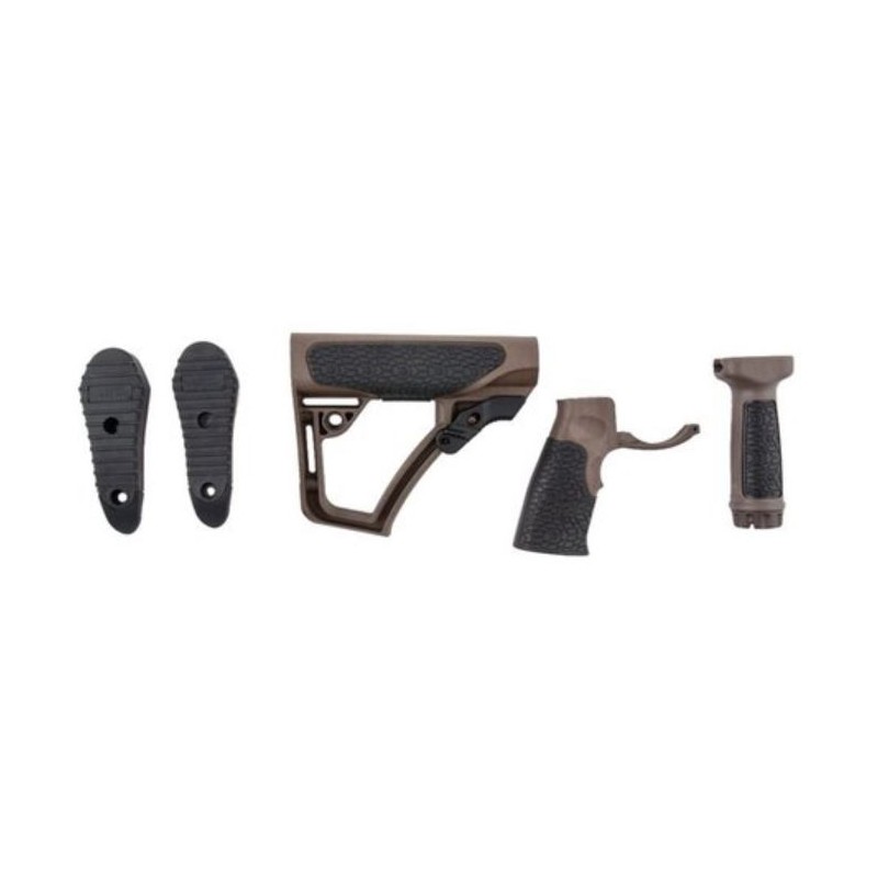 DANIEL DEFENSE AR-15 FURNITURE SET COLLAPSIBLE POLYMER - COULEUR MILSPEC