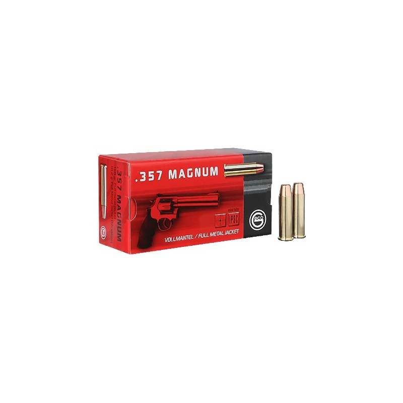 Cartouches GECO 357 MAGNUM  FMJ 158 grs