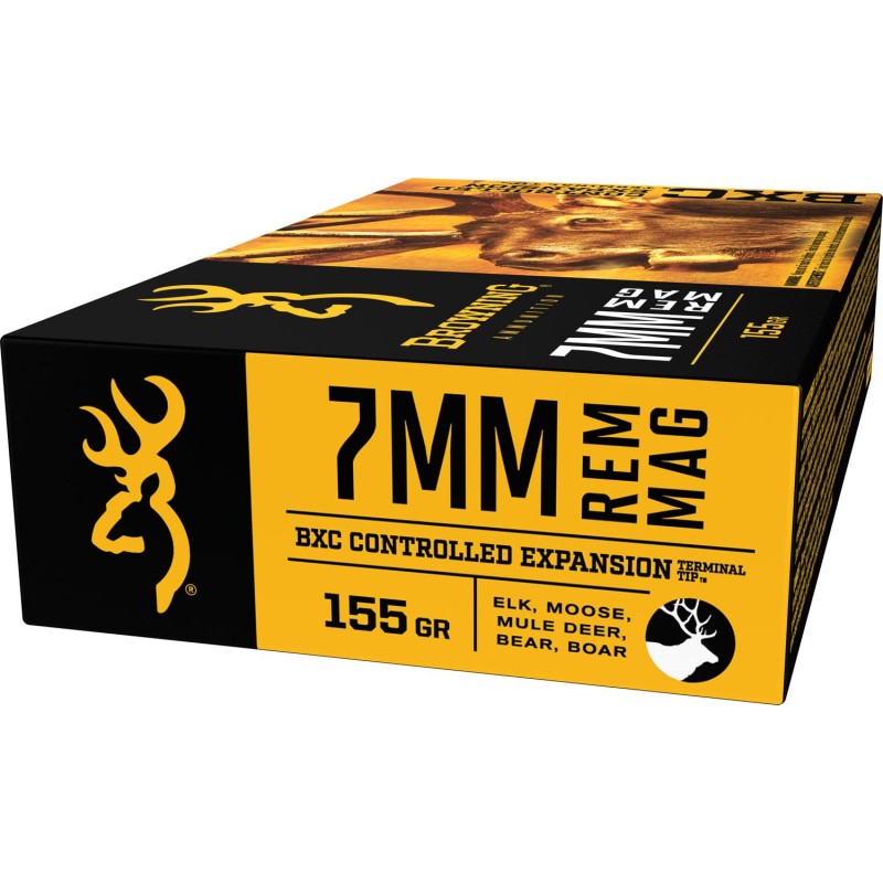 BROWNING 7MM REM MAG 155gr x20