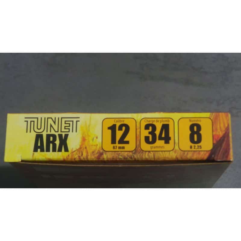 Cartouche TUNET ARX Cal. 12/67 34grs n°8