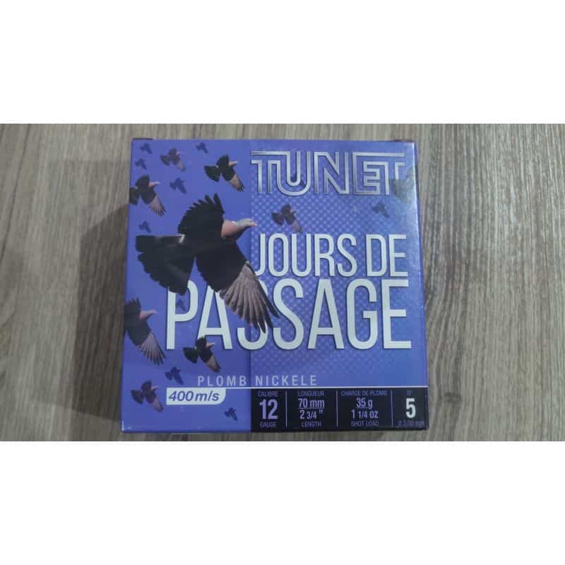 Cartouches TUNET JOUR DE PASSAGE 5 - Cal.12/70