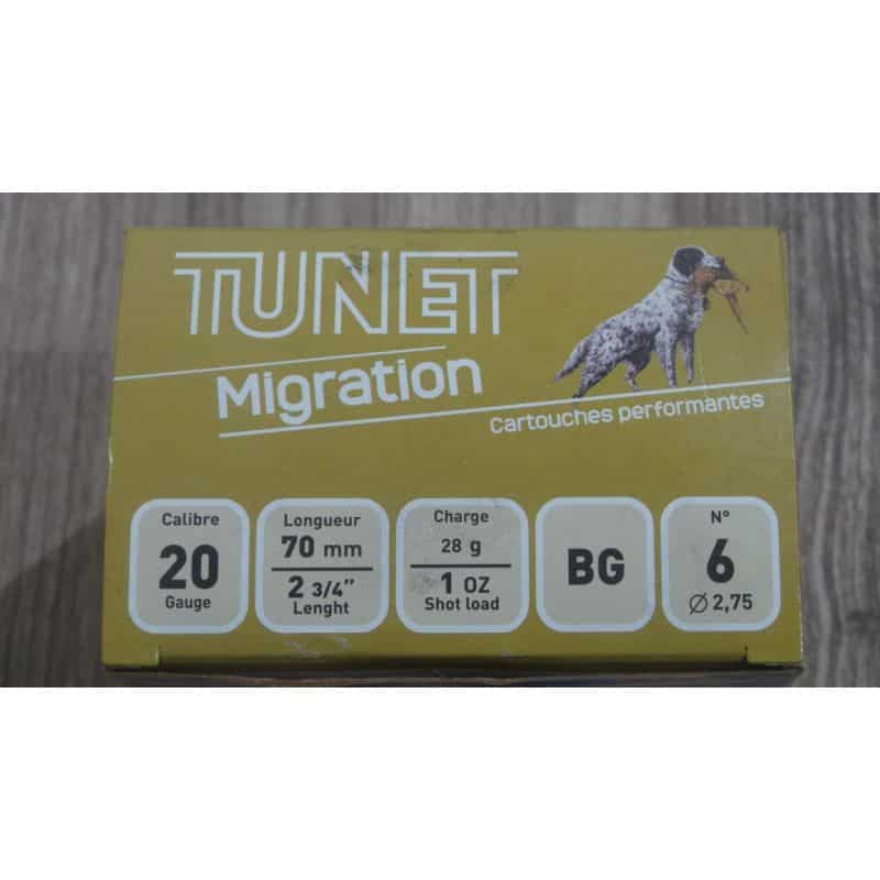 Cartouches TUNET MIGRATION 6 - Cal 20