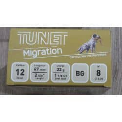 Cartouches TUNET MIGRATION 8 - Cal 12