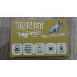 Cartouches TUNET MIGRATION 8 - Cal. 20