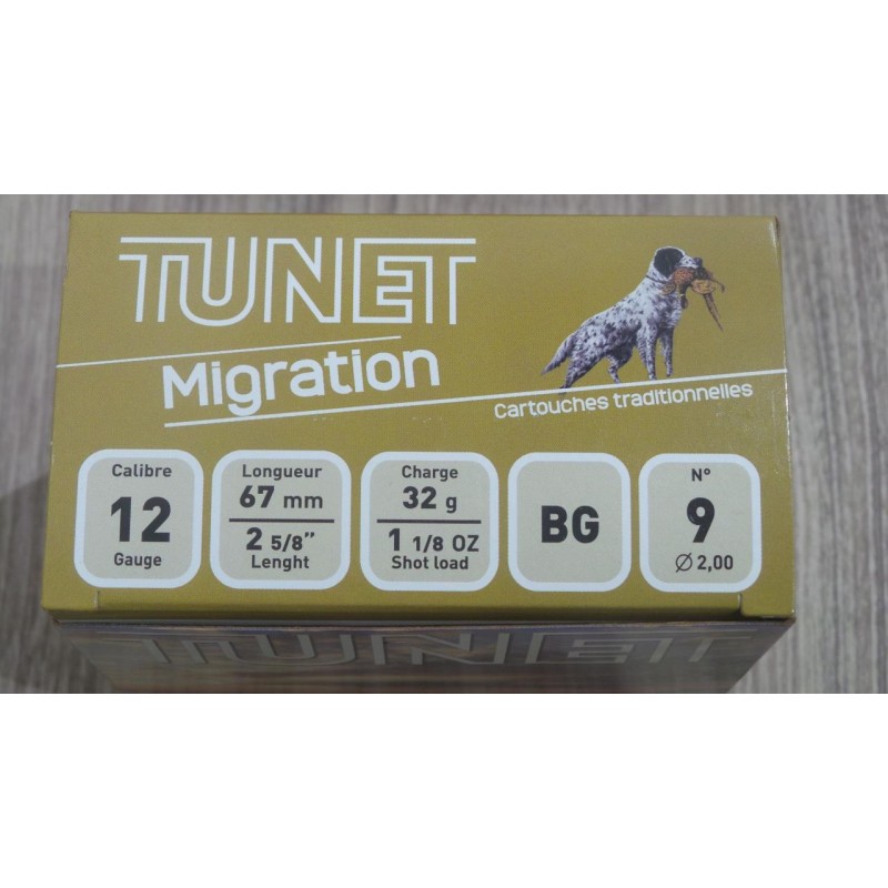 Cartouches TUNET MIGRATION 9 - Cal12