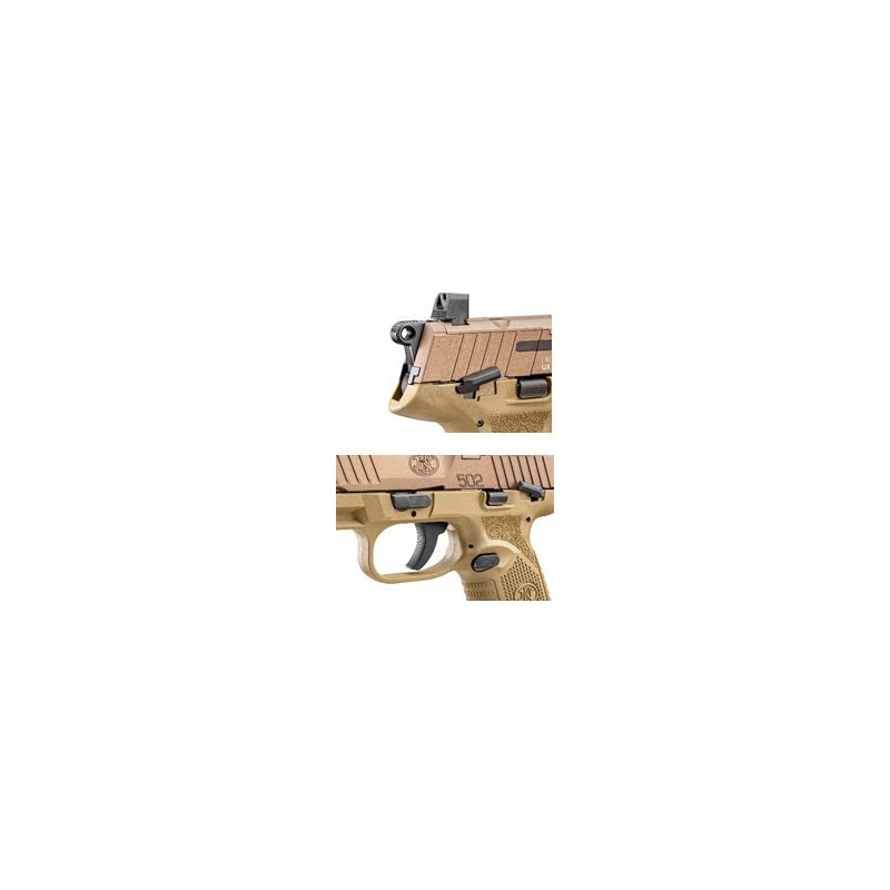 PISTOLET FN HERSTAL - MOD. 502 T / FDE (TAN) - CAL. 22LR