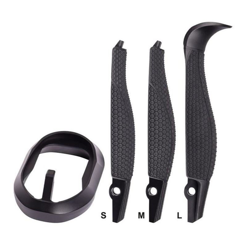 WALTHER - PUIT DE CHARGEUR PDP FS, PROFIL BAS + 3 DOS DE POIGNÉE S/M/L POUR PDP FULL SIZE