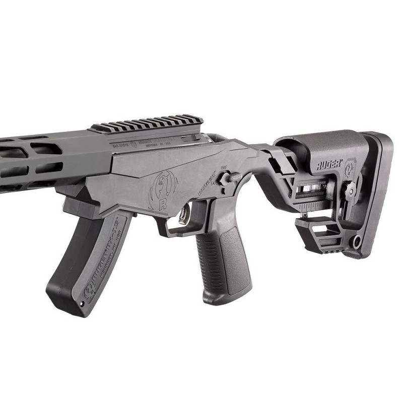 Carabine à verrou RUGER précision RPR, calibre 22LR, canon 18", fileté