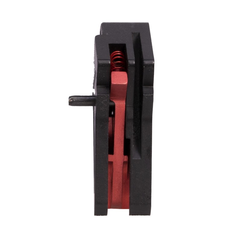 DÉTENTE DROITE ALU 90° POUR TP9/ METE /SFX MOD 2 (ROUGE)