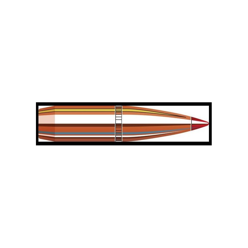 BOITE DE 100 OGIVES HORNADY 6.5MM .264 123 GRS SST - 26173