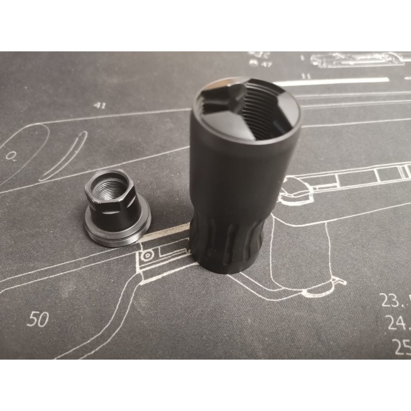 AREA 419 - SUPPRESSEUR LINEAIRE HELLFIRE LFS - AR15 - 1/2-28