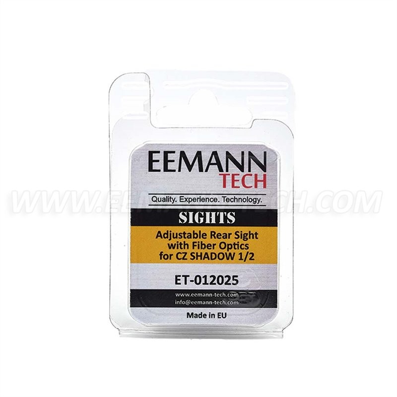 EEMANN TECH HAUSSE REGLABLE FIBRE OPTIQUE ROUGE POUR CZ SP-01 SHADOW ET SHADOW 2  ET-012025