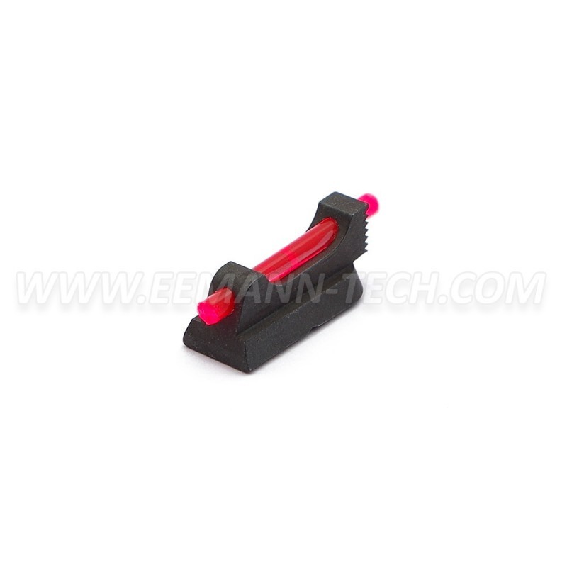 EEMANN TECH GUIDON FIBRE OPTIQUE ROUGE 1,5mm - LARGEUR 3 mm - POUR CZ 75 / SHADOW 2  ET-130325