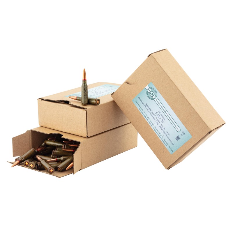 MUNITIONS SPORTWAFFEN 5.45X39 mm - Boite de 100