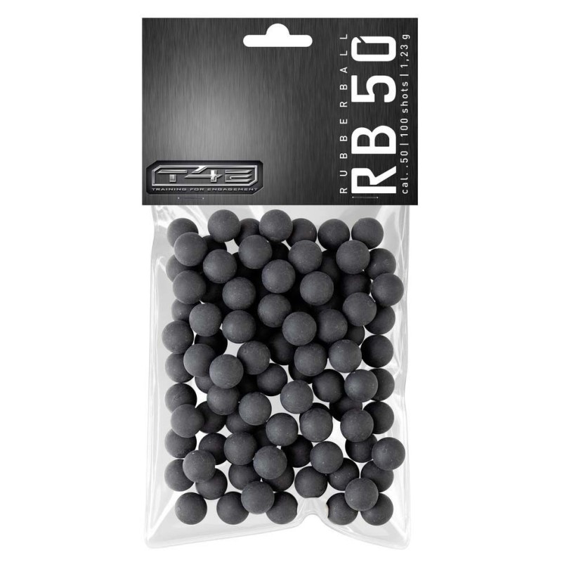 Balles caoutchouc Umarex T4E RB50 x 100
