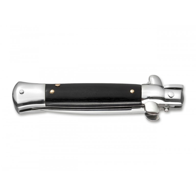 COUTEAU AUTOMATIQUE BÖKER MAGNUM SICILIAN NEEDLE DARK WOOD