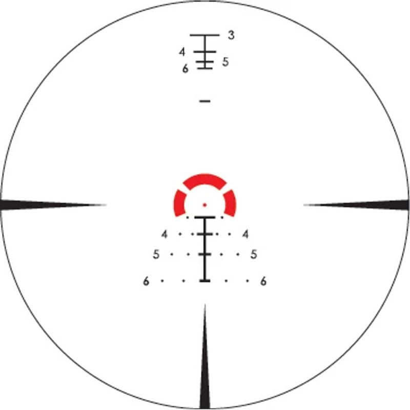 Lunette VORTEX Strike Eagle 1-8x24 EBR-8 FFP MOA - AR-15