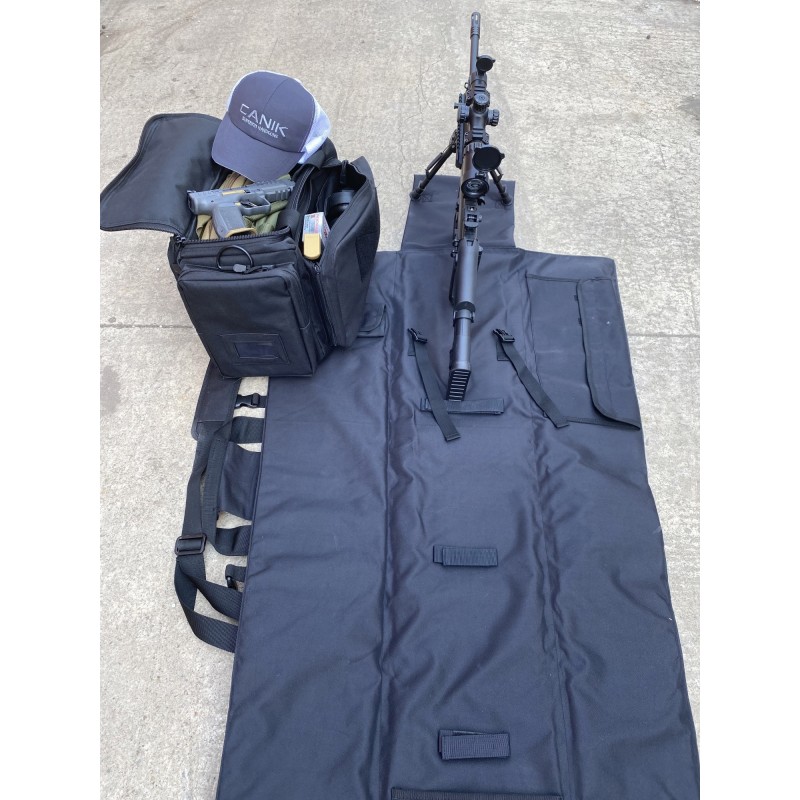 TACTICAL OPS HOUSSE DE TAPIS DE TIR NOIRE