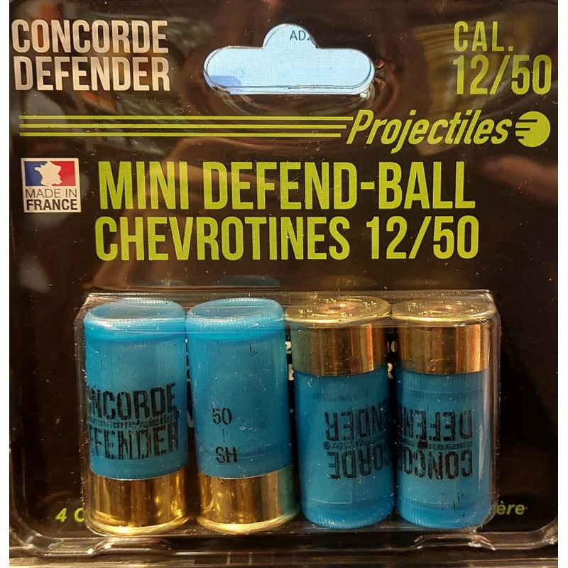 Concorde Defender .cal12/50 chevrotine elastomère