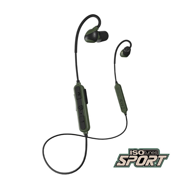 ISOTUNES SPORT ADVANCE Bouchons d'oreille actifs pour chasseurs et tireurs 