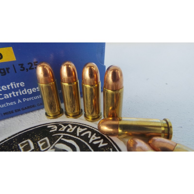 Cartouches 25 AUTO - 6,35mm - (25 ACP) 50gr FMJ - PPU PRVI PARTIZAN- 50 unités